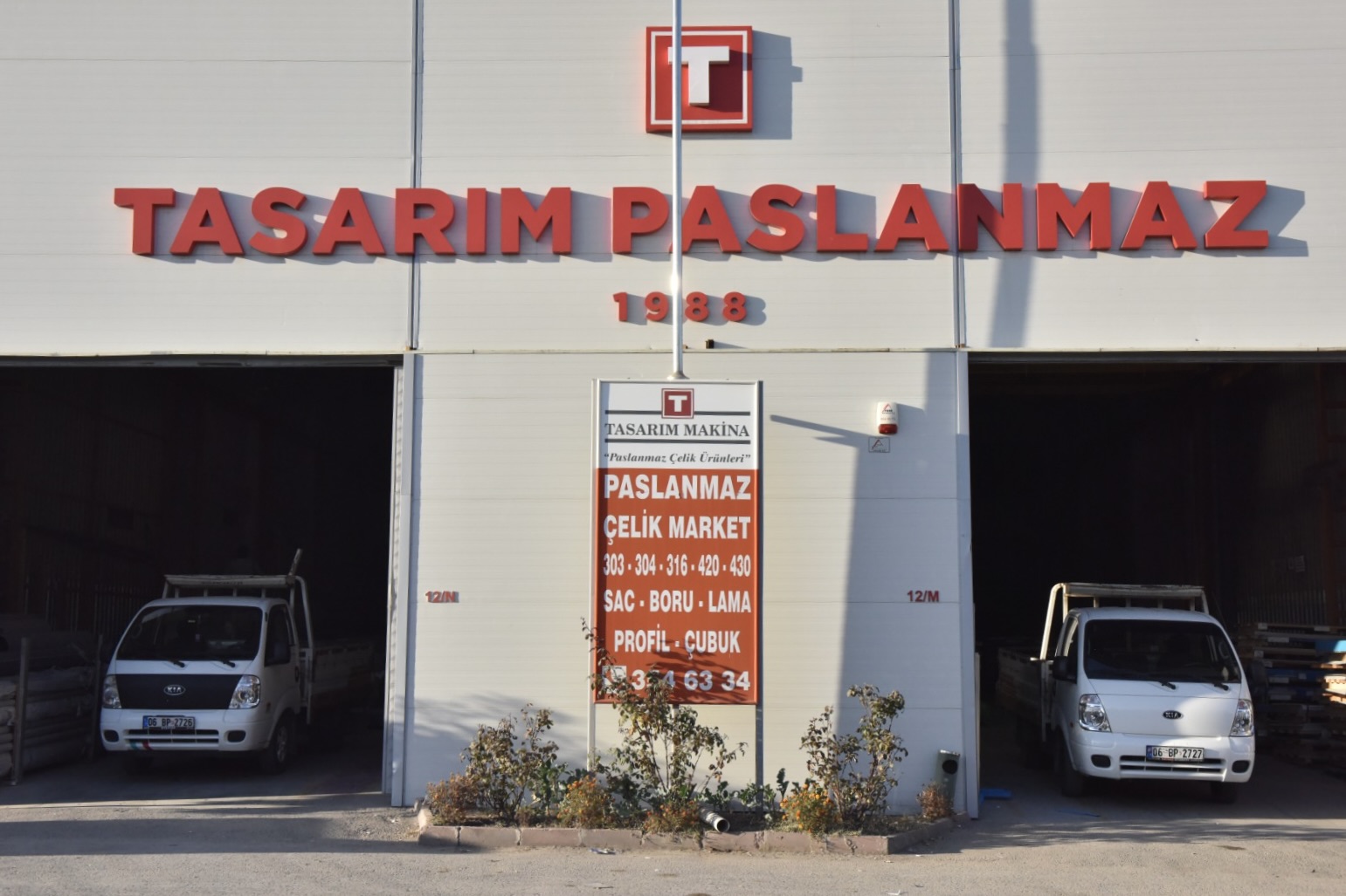 Tasarım Paslanmaz tesisi
